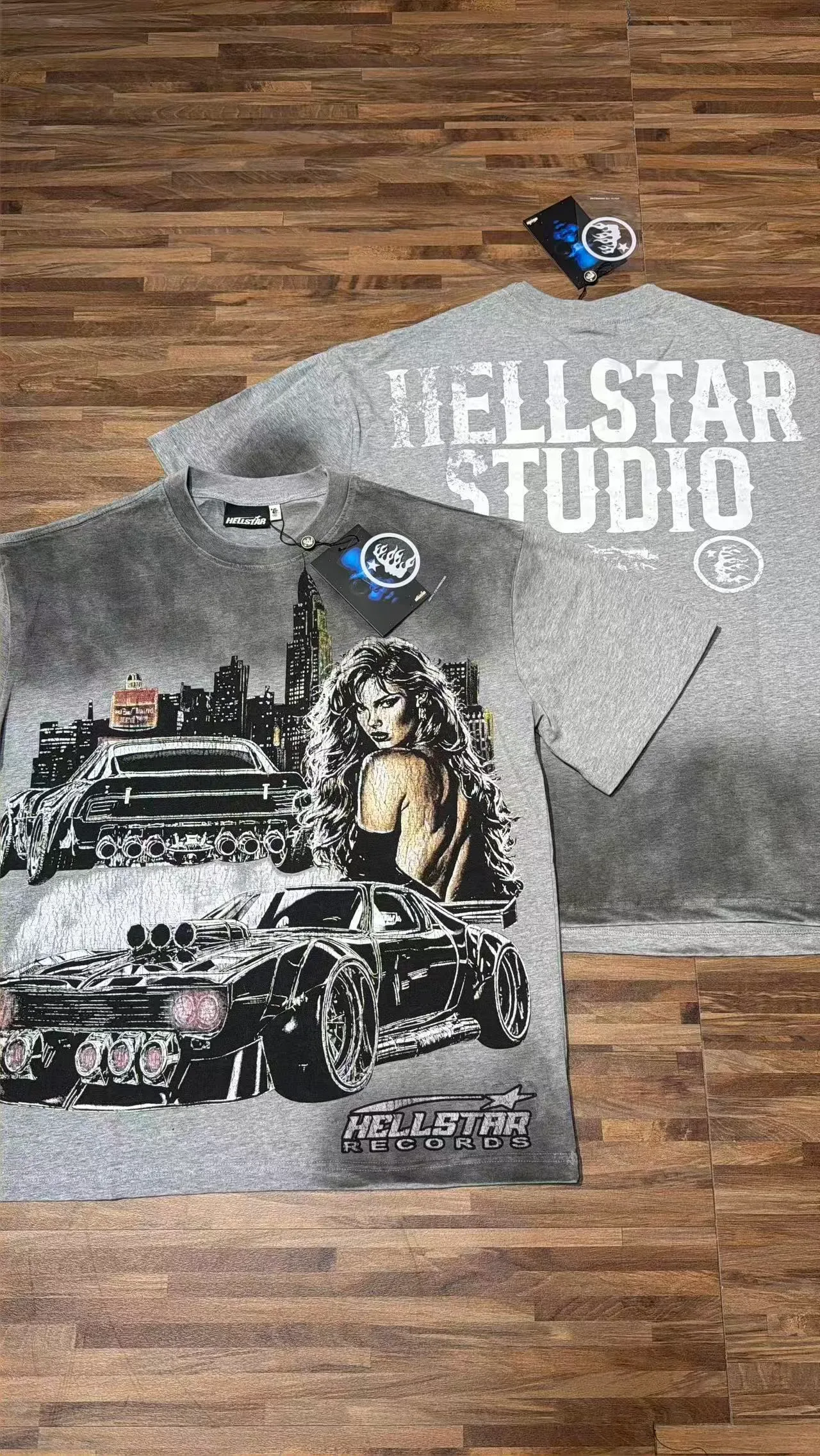 Hellstar Studio Records Graphic Gradient Wash T-Shirt 2
