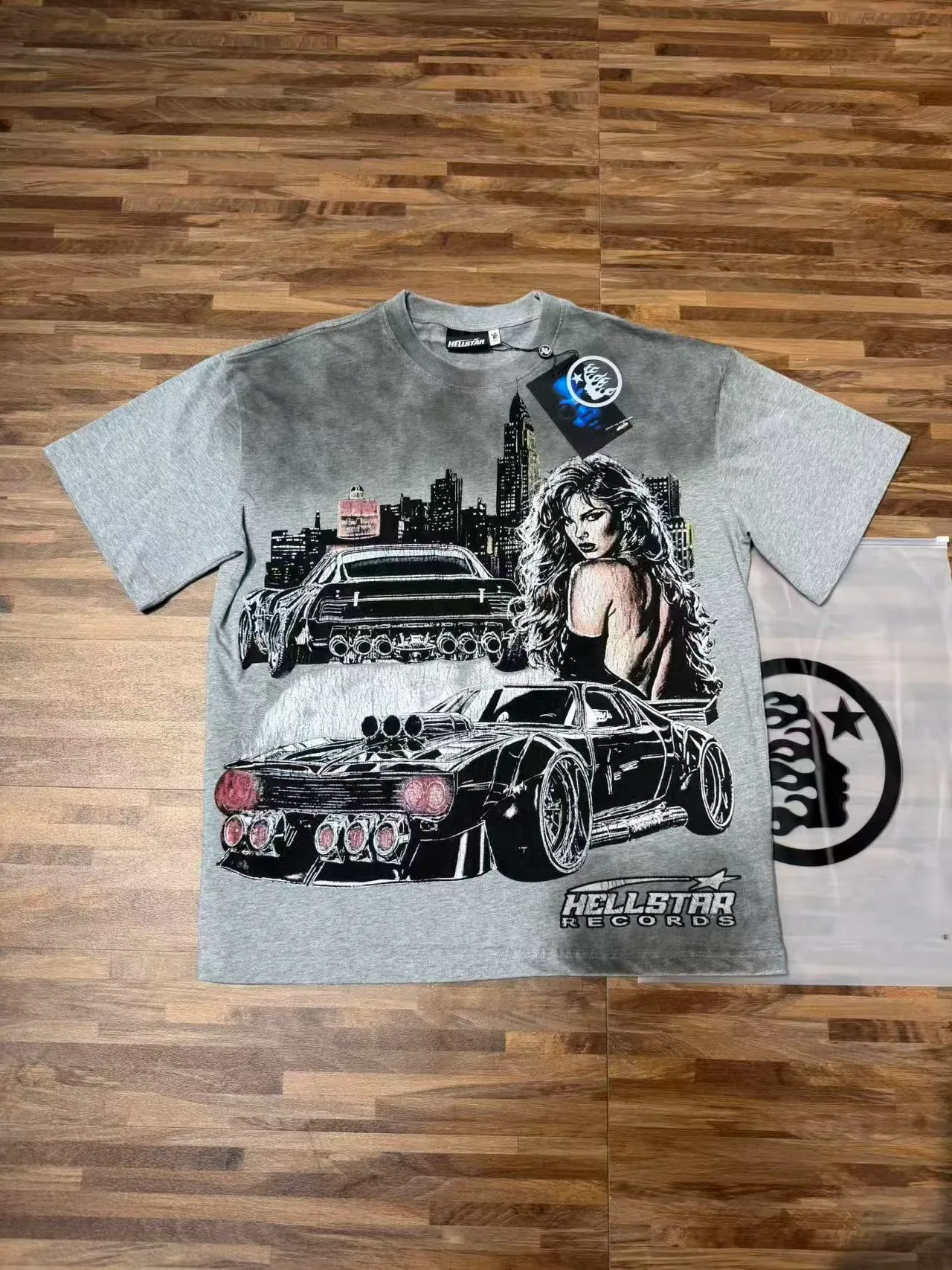 Hellstar Studio Records Graphic Gradient Wash T-Shirt 3