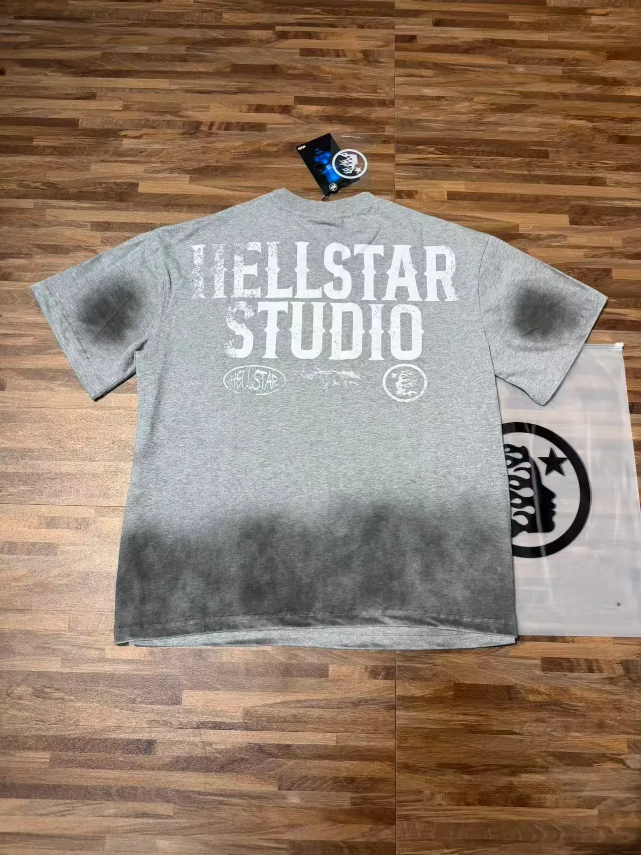 Hellstar Studio Records Graphic Gradient Wash T-Shirt 4