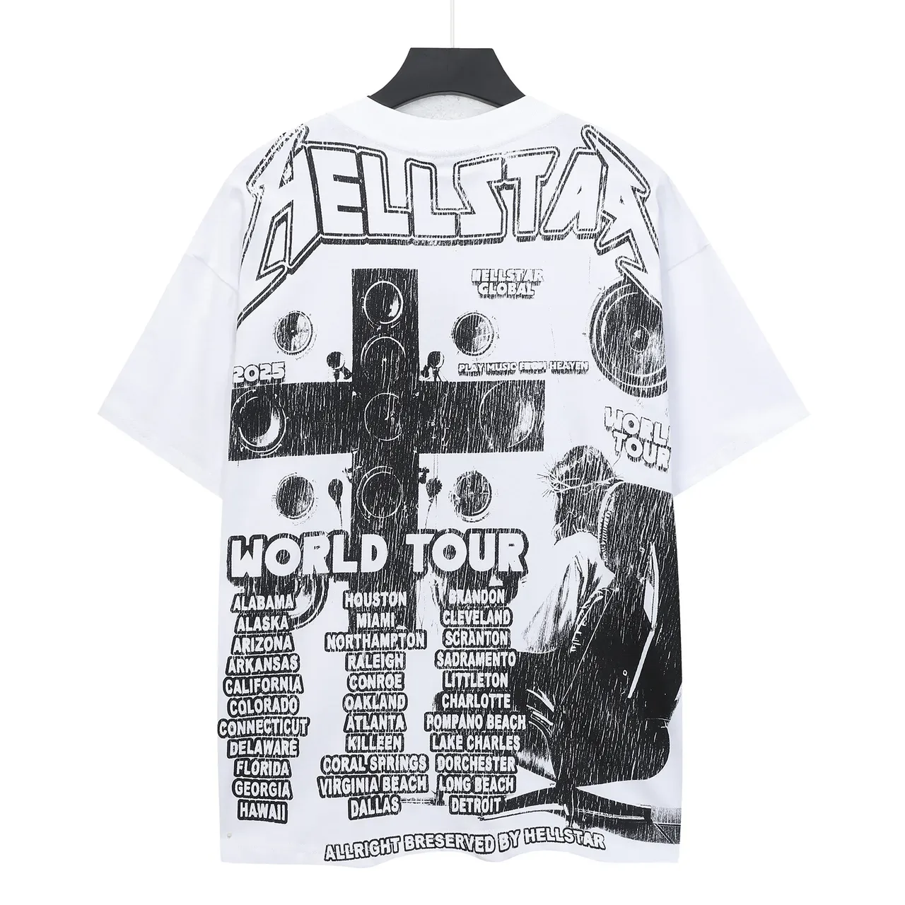 Hellstar The Path to Paradise 2025 World Tour Graphic T-Shirt 3