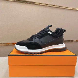 Hermès Black and White Lifestyle Sneaker