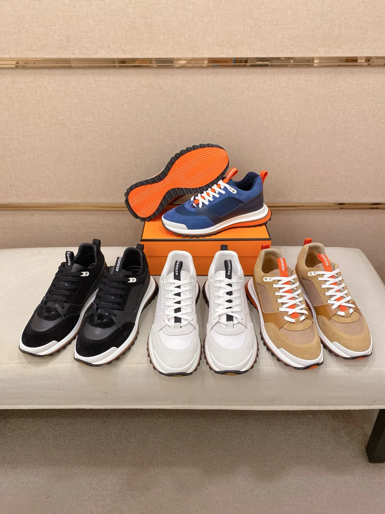 Hermès Black and White Lifestyle Sneaker 2