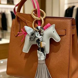 Hermès Brown Pink Pebbled Leather Top-Handle Boston Bag
