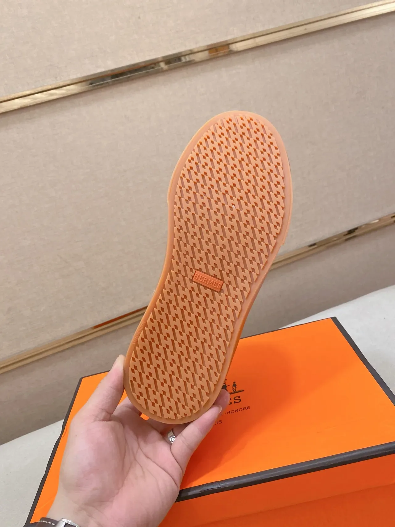 Hermès H Sneaker White and Gum Lifestyle Sneakers 2