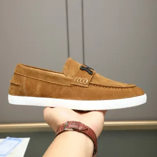 Hermès Oran Loafer Ante Tan Suela Blanca