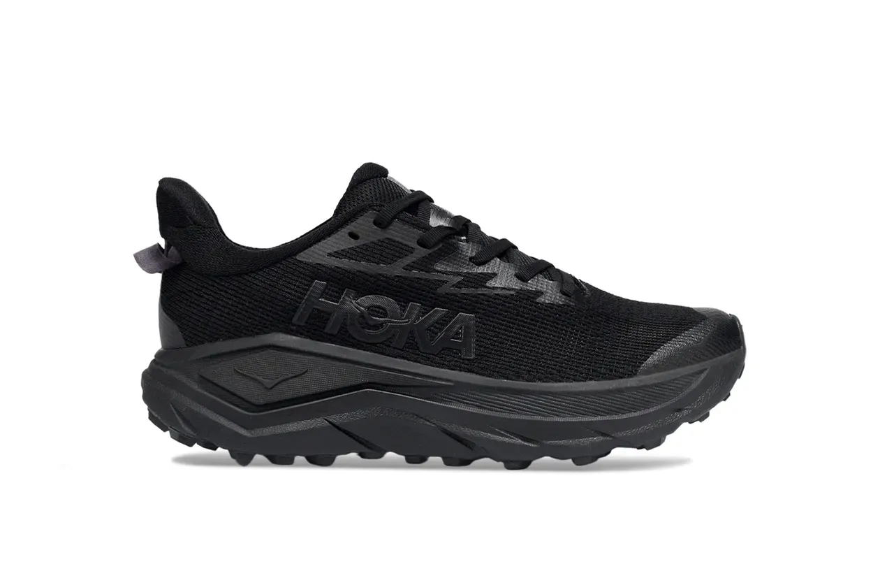 Hoka Black Gray Monochrome Engineered Knit Upper Running Shoes 2