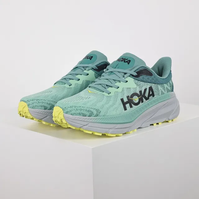 Hoka Clifton Chaussures de course Vert menthe et jaune 2