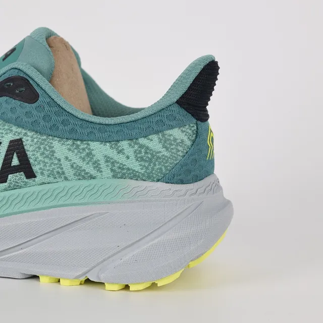 Hoka Clifton Chaussures de course Vert menthe et jaune 4