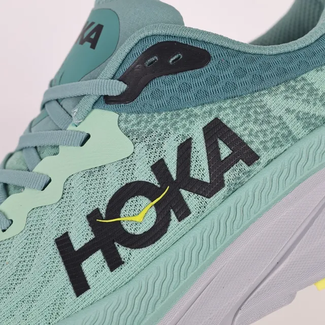 Hoka Clifton Chaussures de course Vert menthe et jaune 6