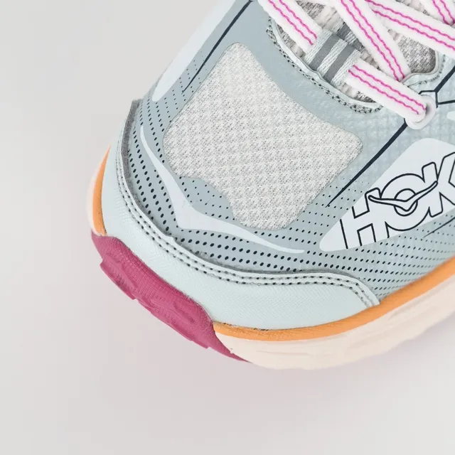 Hoka Mafate Speed 2 Gris clair rose orange Chaussures de course 5