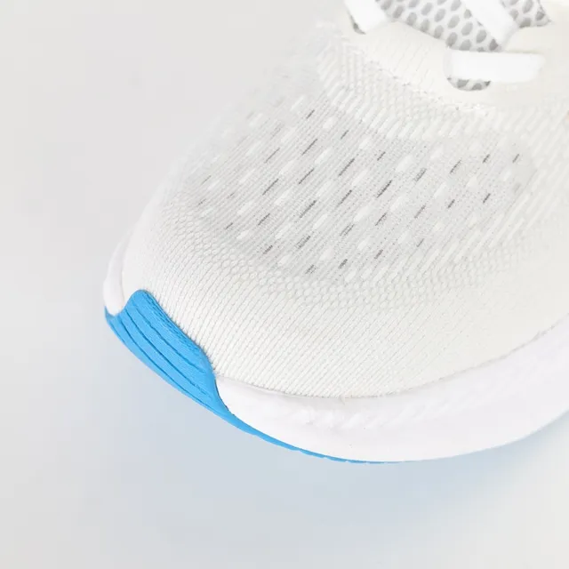 Hoka Blanc Bleu Tige en Tricot Ingénierie Semelle Intermédiaire Sculptée Chaussures de course 5