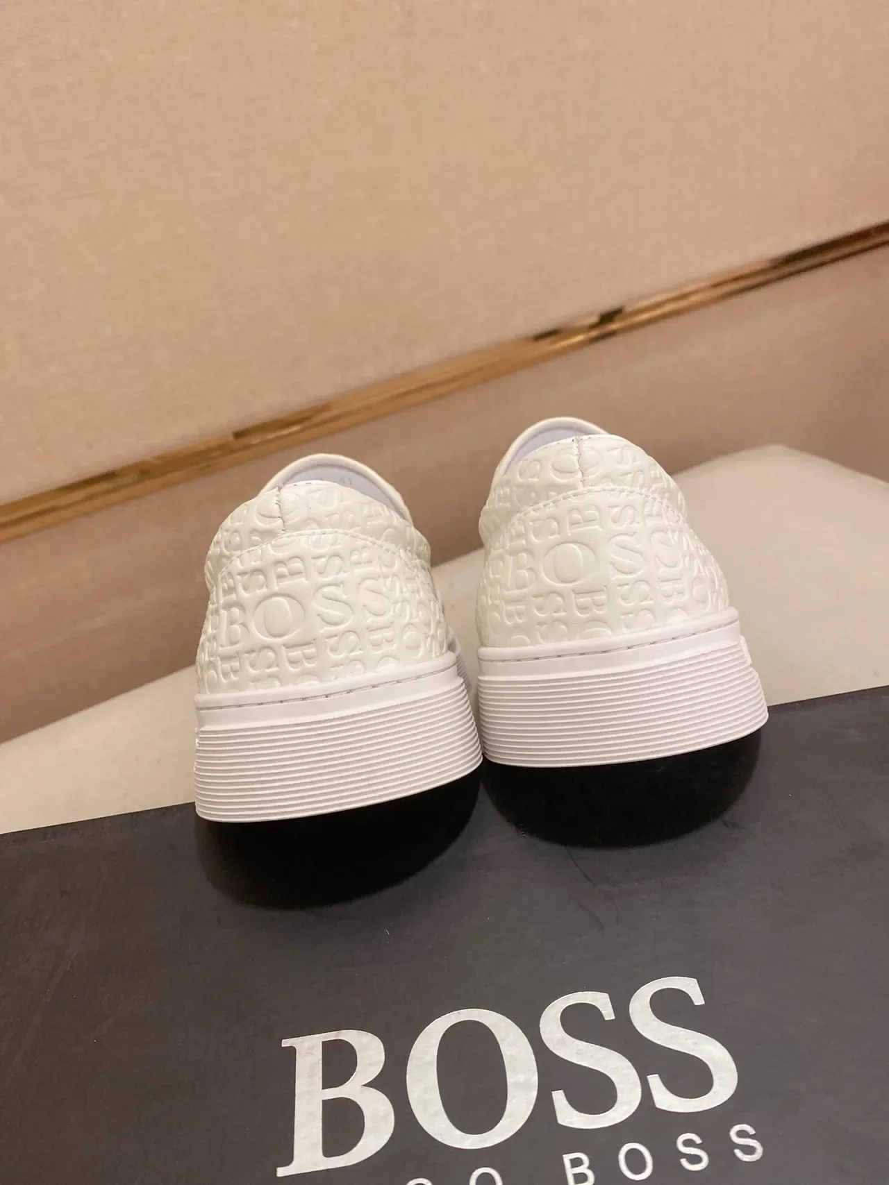 Hugo Boss Logo-Embossed Slip-On Lifestyle Sneakers 3