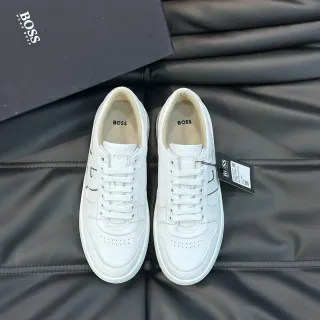 Hugo Boss White Leather Lifestyle Sneakers