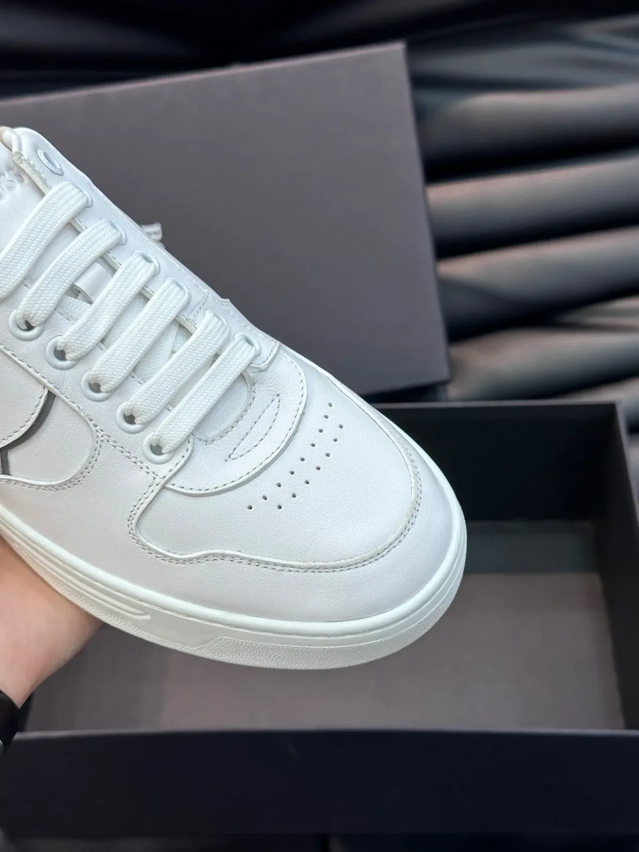 Hugo Boss White Leather Lifestyle Sneakers 3