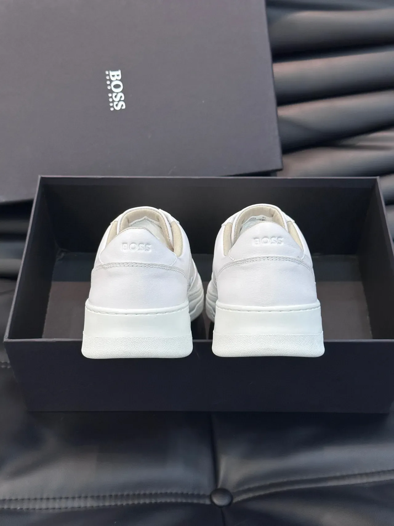 Hugo Boss White Leather Lifestyle Sneakers 6