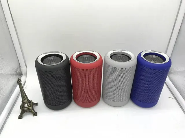 JBL Flip 5 Red Blue Cylindrical Splash-Resistant Portable Speaker 5