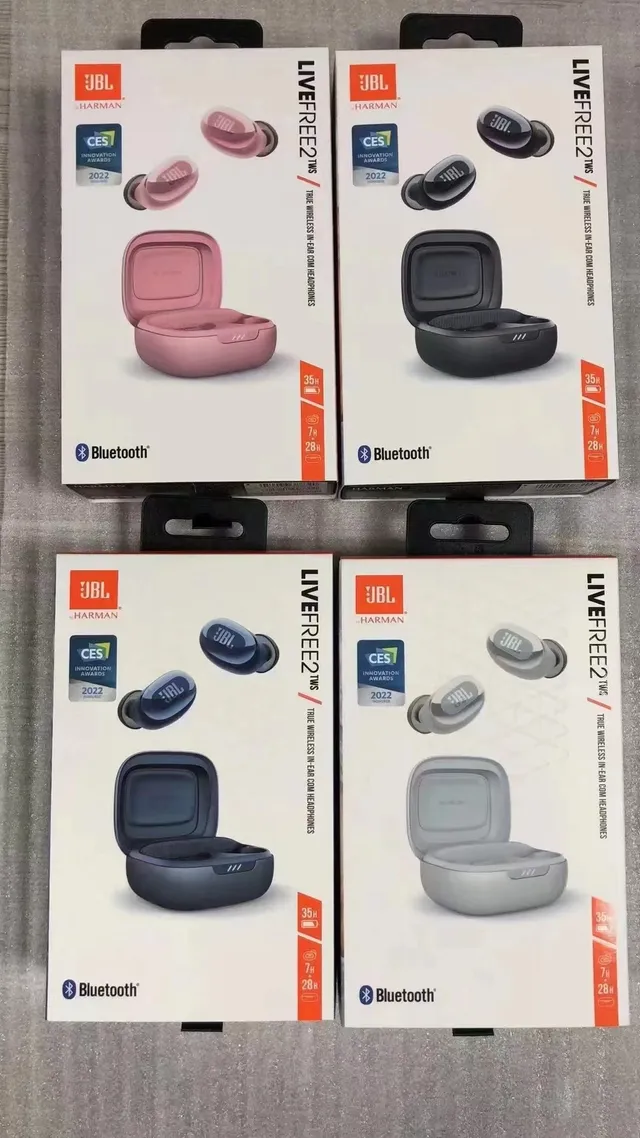 JBL LIVEFREE2 TWS Rose Noir Vrai Sans Fil Commandé par toucher TWS Écouteurs 2