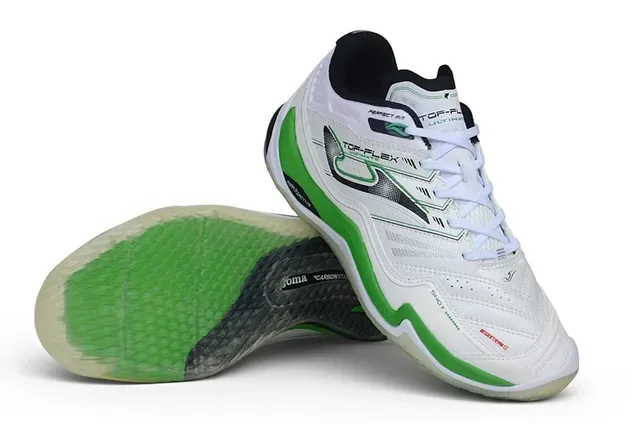 Joma Top-Flex Ultimate White Green Black Lifestyle Sneakers 4