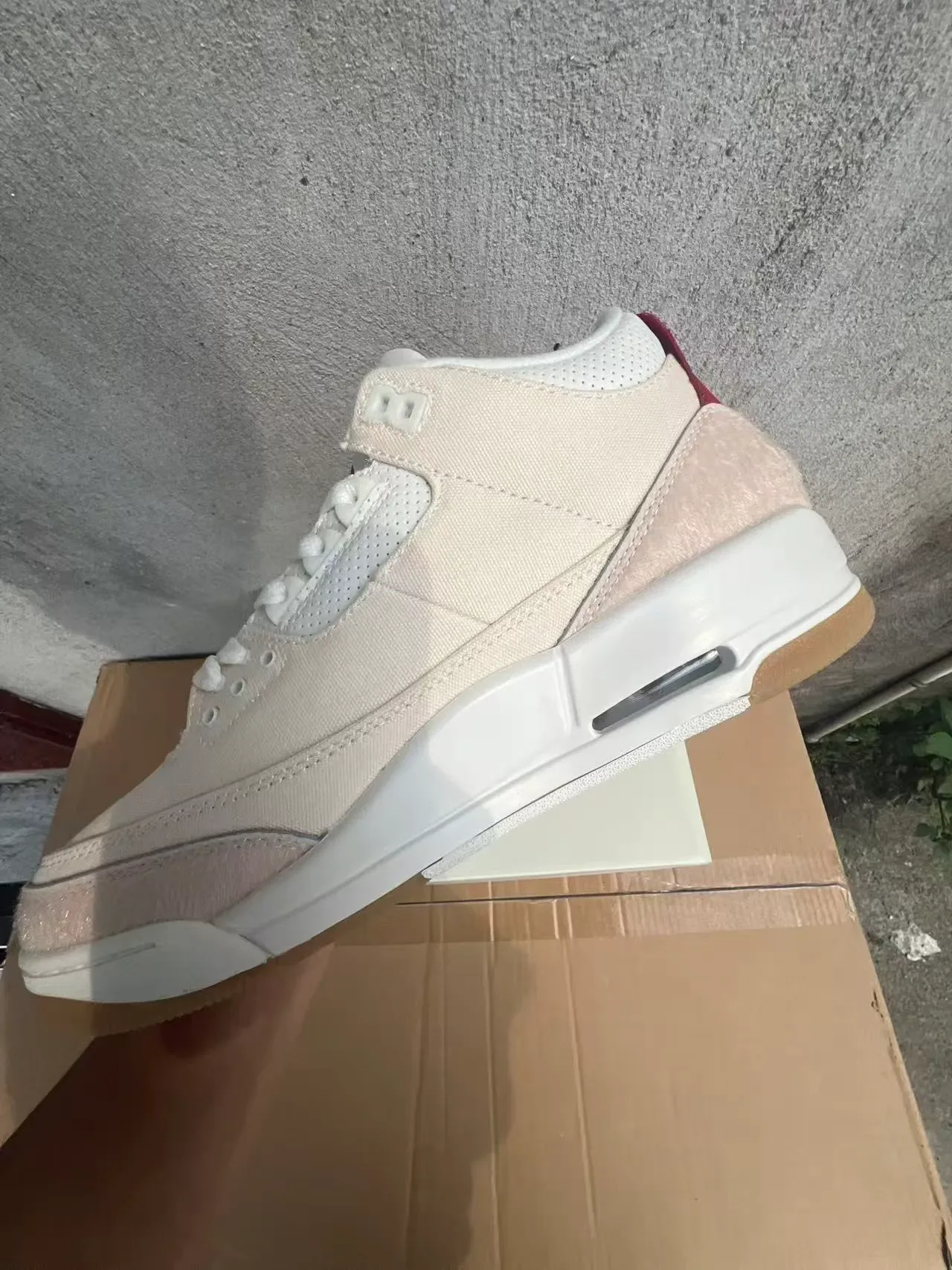Levi's Beige Red High-Top Canvas-Suede Hybrid Upper Sneakers 5