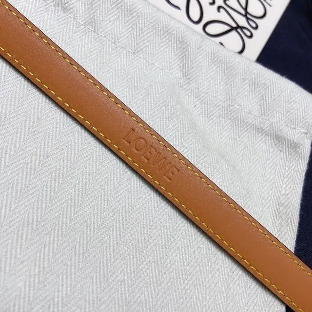 Loewe Anagram Belt Mint Green Leather Belt 4