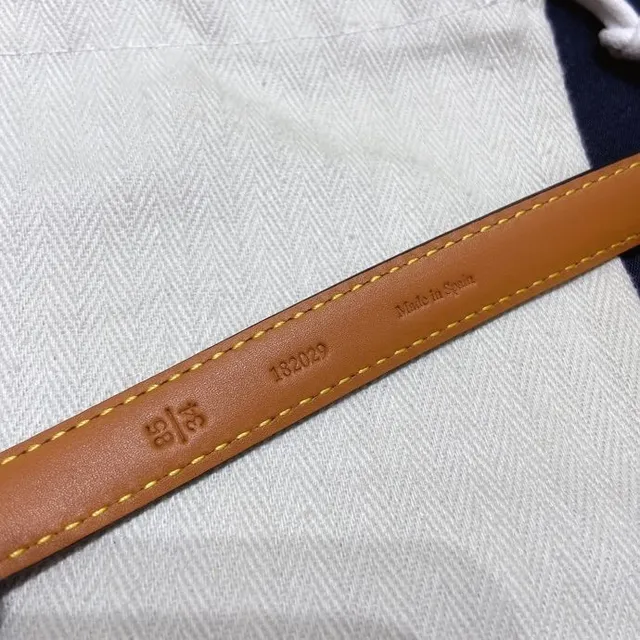 Loewe Anagram Belt Mint Green Leather Belt 5