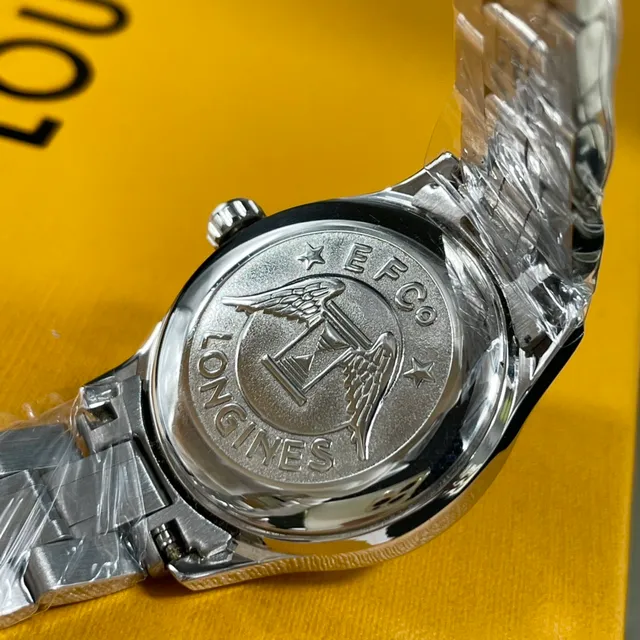 Longines Gold Silver Two-Tone Stainless Steel Diamond Hour Markers Quartz Watch 2