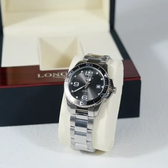 Longines Hydroconquest Black Dial Stainless Steel Mechanical Watch 6