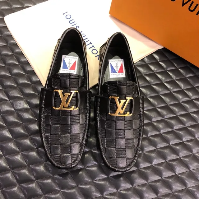 Louis Vuitton America's Cup Checkered Damier Loafers 2