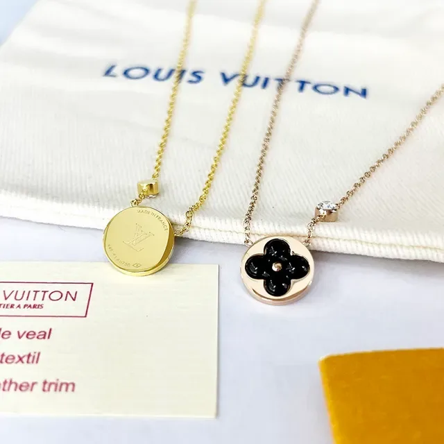 Louis Vuitton Blossom Circular Pendant Rose Gold Diamond Necklace 8