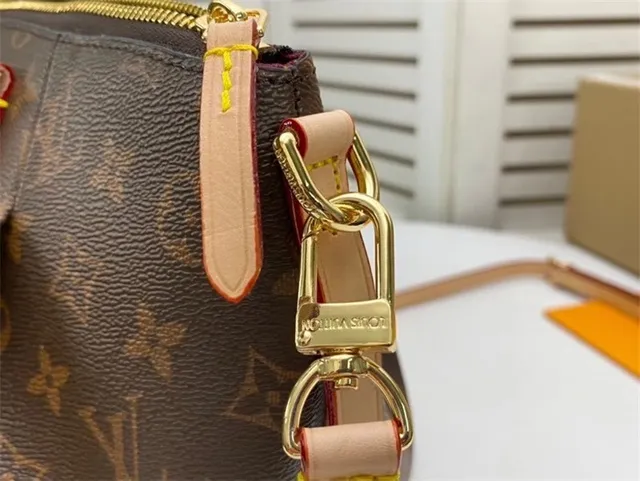 Louis Vuitton Brown Beige Monogram Canvas Structured Silhouette Boston Bag 4