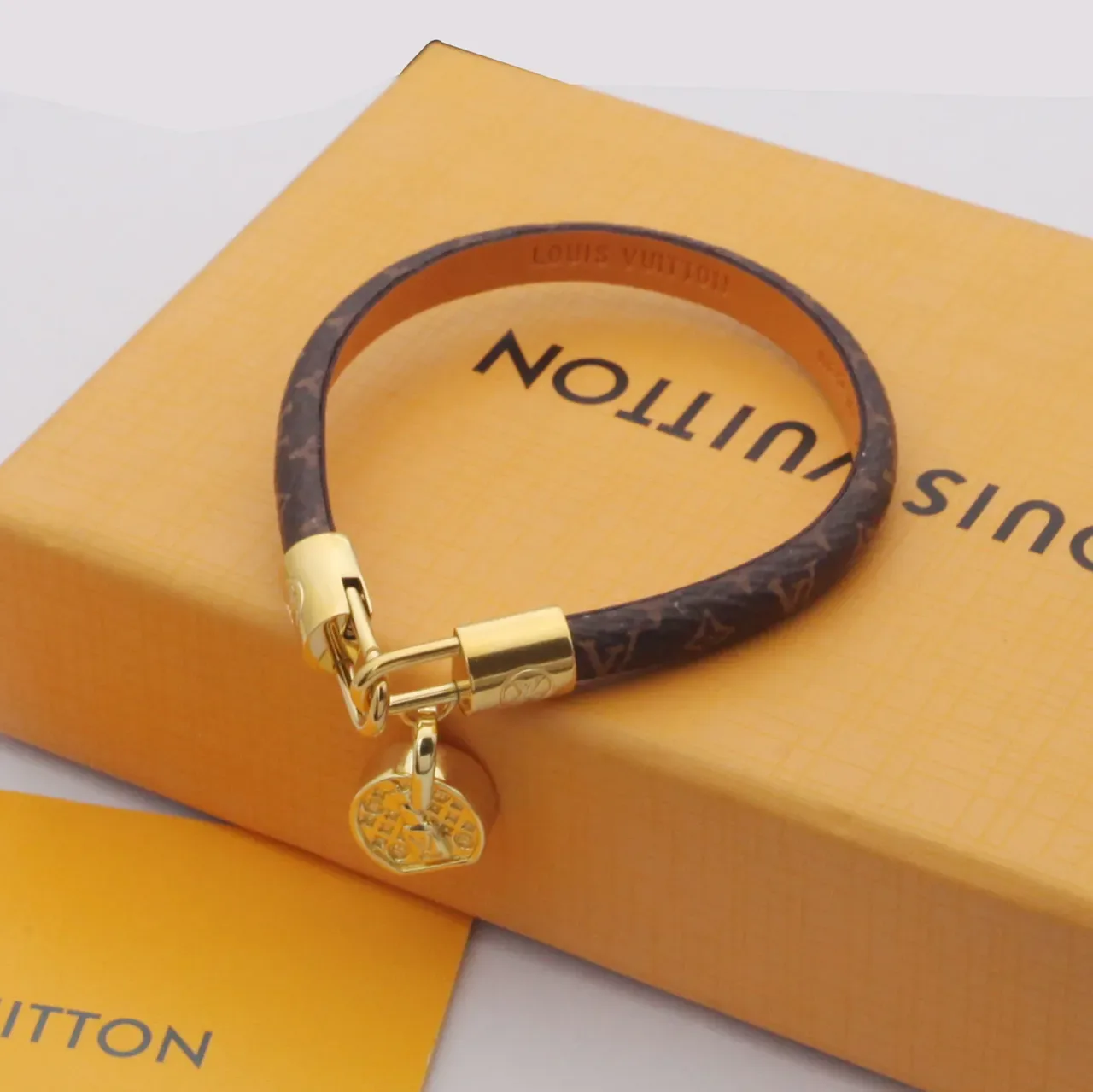 Louis Vuitton Brown Gold Monogram-Coated Leather Hardware Handbag 9