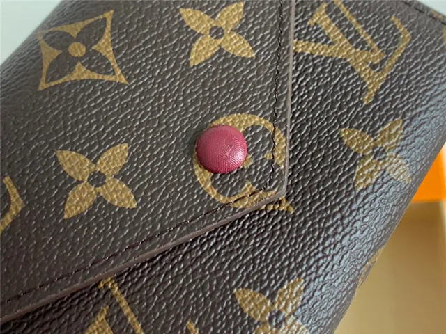 Louis Vuitton Brown Pink Damier Ebène Canvas Envelope Flap Short Wallet 11