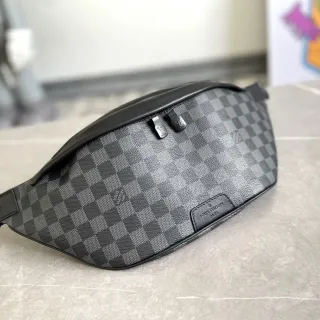 Louis Vuitton Bumbag Damier Graphite Checkered Canvas Fashion Belt Bag