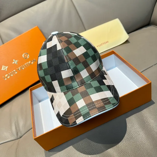 Louis Vuitton Checkerboard Jacquard Baseball Cap 9
