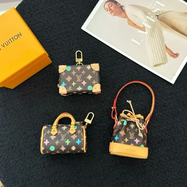Louis Vuitton Dog on Strap Yellow Brown Monogrammed Leather Patch Crossbody Bag 7