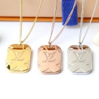 Louis Vuitton 狗牌项链 金、玫瑰金、银 项链