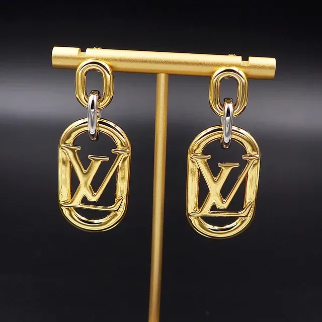 Louis Vuitton Everyday Chain LV Gold and Silver Earrings 6