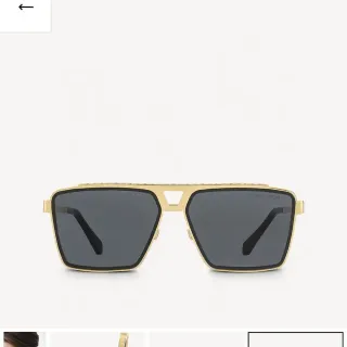 Louis Vuitton Evidence Metal Square Sunglasses