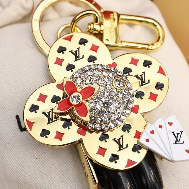 Louis Vuitton Gold Black Metal Enamel Playing Card Motifs Crossbody Bag 5