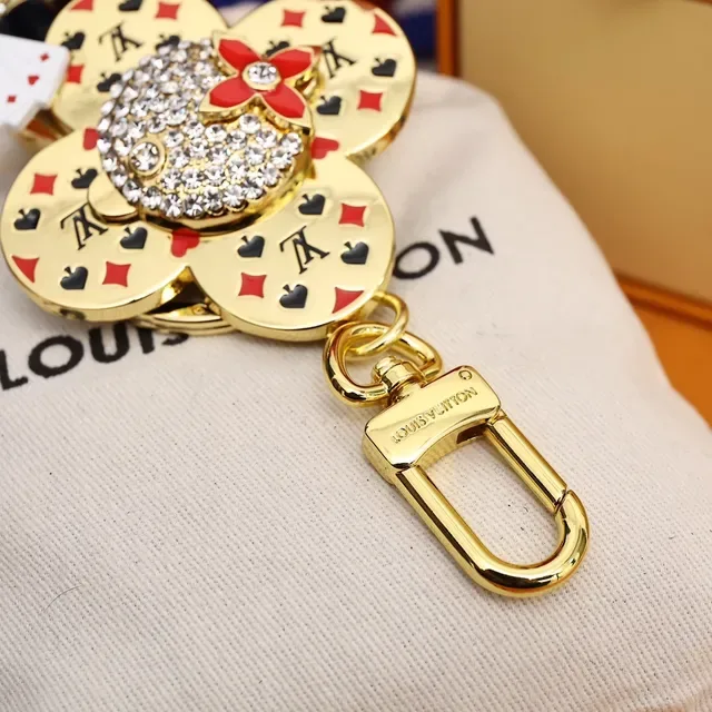 Louis Vuitton Gold Black Metal Enamel Playing Card Motifs Crossbody Bag 8