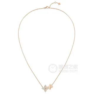 Louis Vuitton Gold LV Monogram Charm Necklace 9