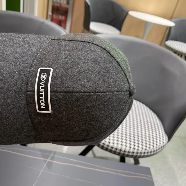 Louis Vuitton Gray Wool-Blend Logo Patch Baseball Cap 4