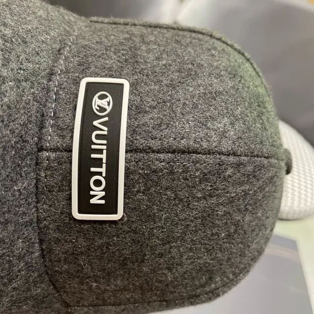 Louis Vuitton Gray Wool-Blend Logo Patch Baseball Cap 6