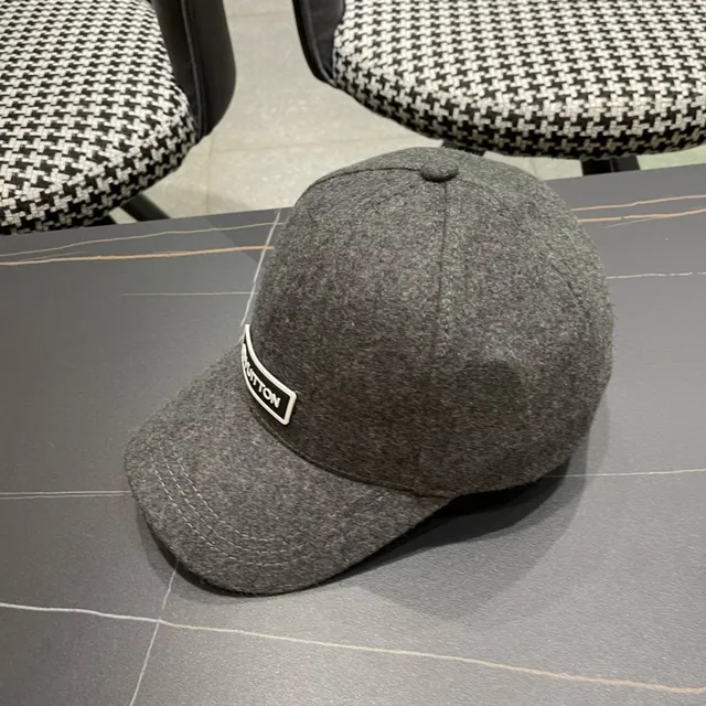 Louis Vuitton Gray Wool-Blend Logo Patch Baseball Cap 9