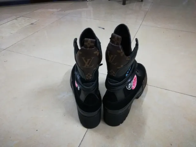Louis Vuitton Le Cagole Black Monogram Ankle Boots 3
