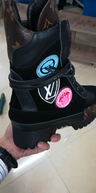 Louis Vuitton Le Cagole Black Monogram Ankle Boots 6