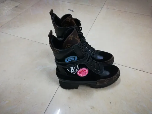 Louis Vuitton Le Cagole Black Monogram Ankle Boots 8