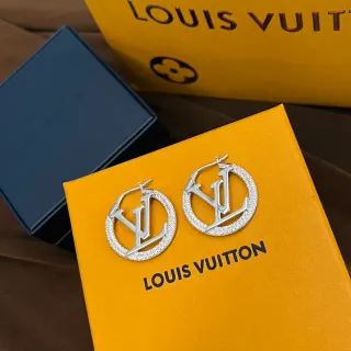 Louis Vuitton LV Circle Pavé Hoop Earrings