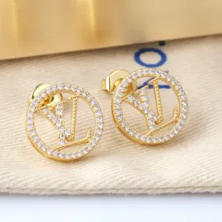Louis Vuitton LV Circle Pavé Stud Earrings