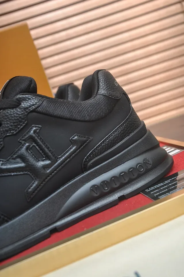 Louis Vuitton LV Trainer All-Black Lifestyle Sneakers 2